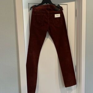 AG Corderoy (rust) the matchbox slim straight size 30